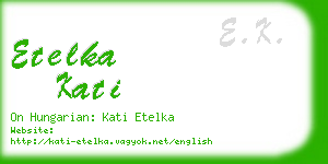 etelka kati business card